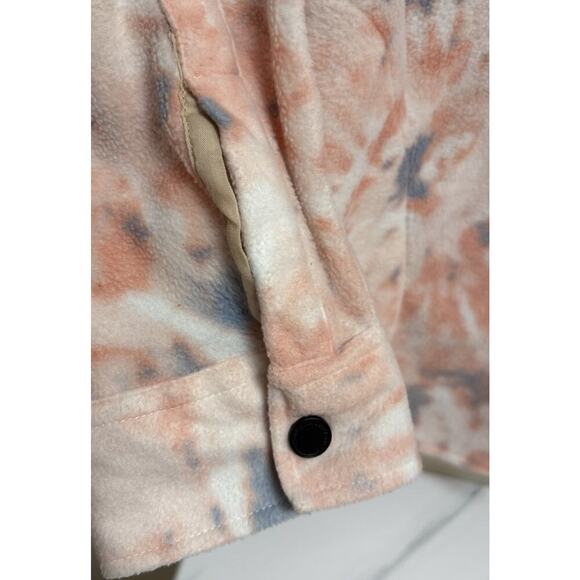 Simply Southern Women’s Shacket Size S Tie Dye Fleece Button Down Shirt Jacket - Picture 4 of 6